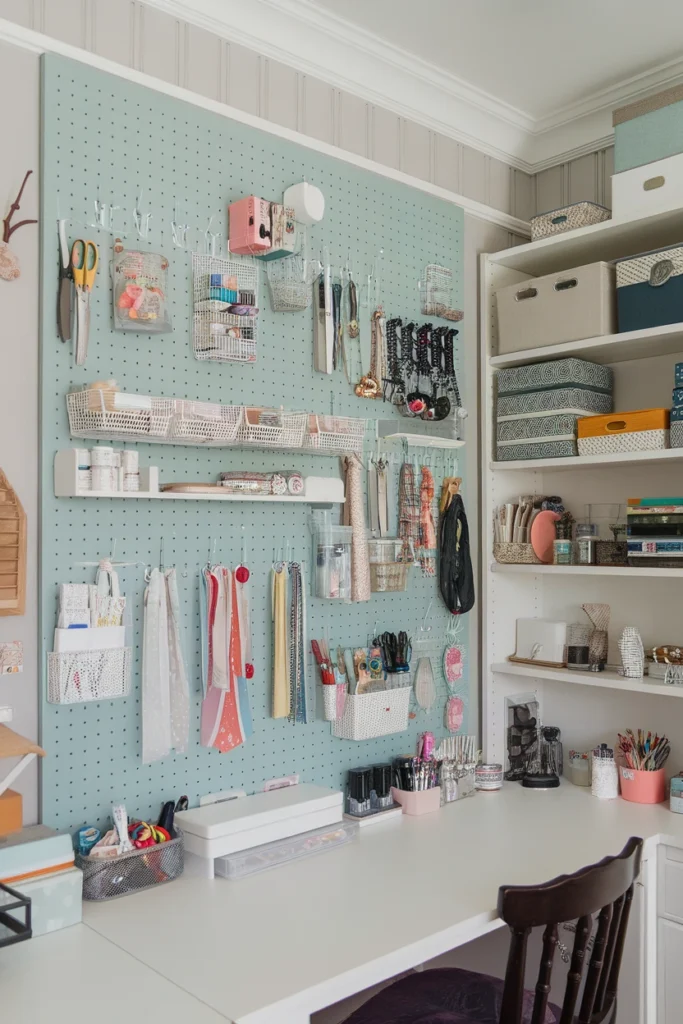 Pegboards for Vertical Storage