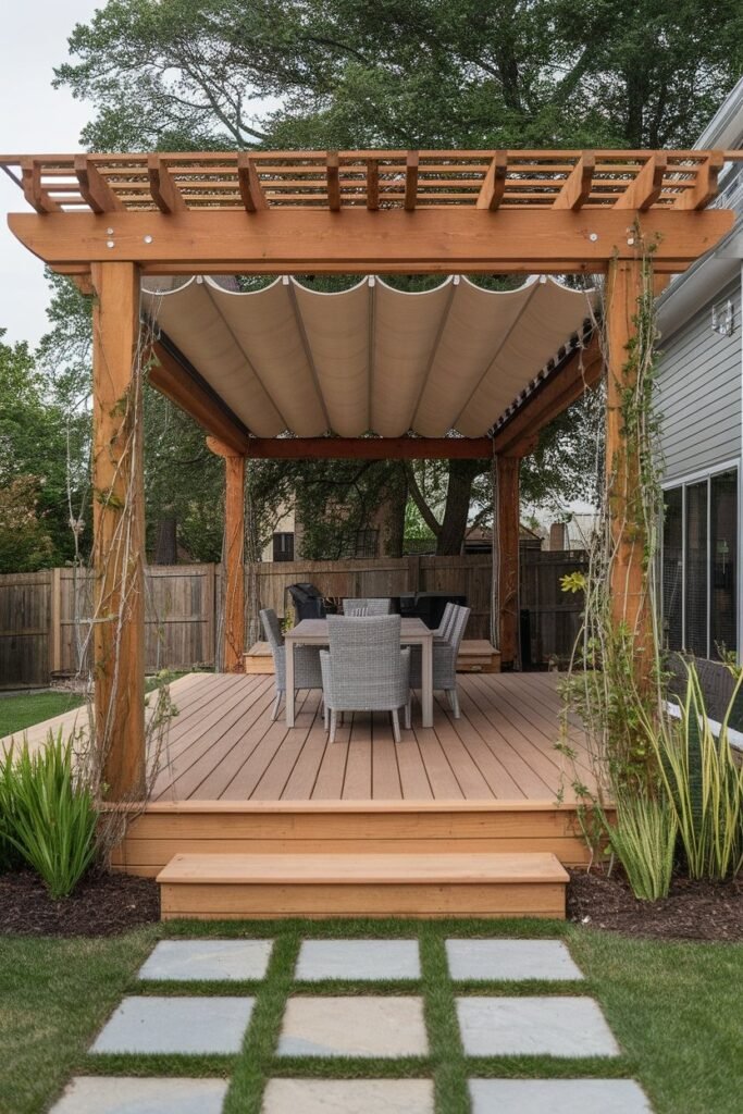Retractable Rooftop Canopies for Pergolas