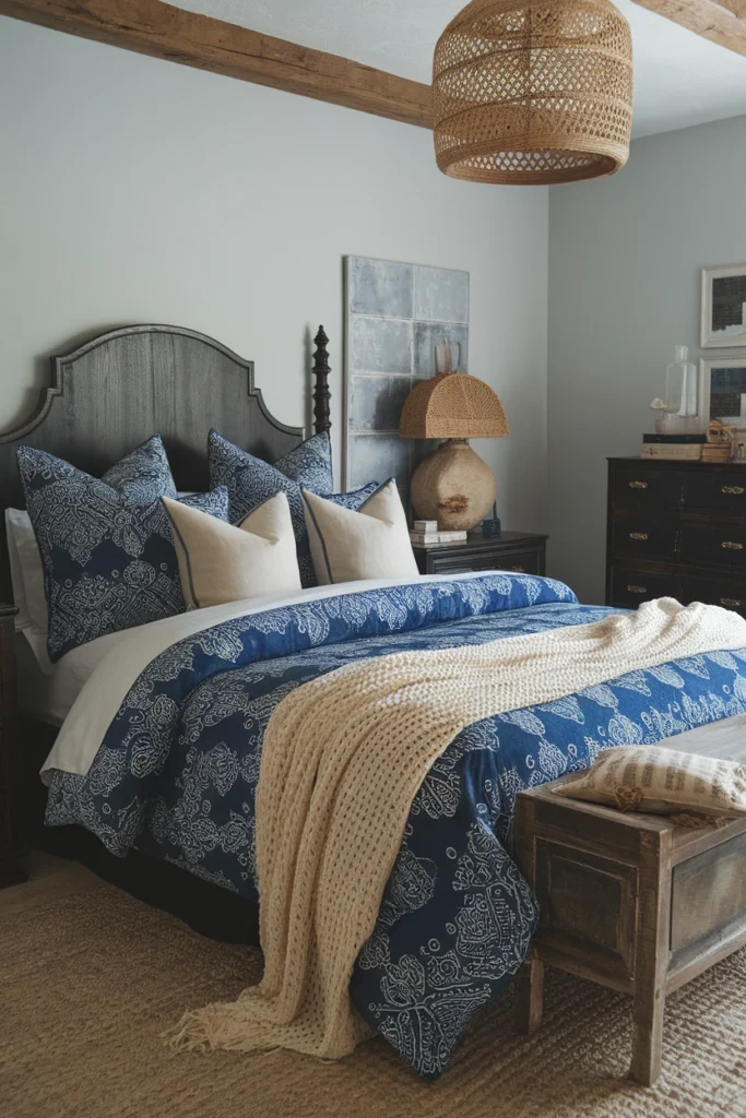 Rustic Meets Navy