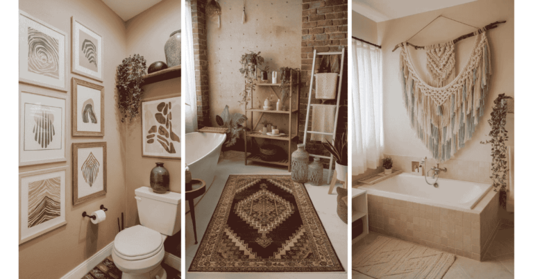 20 Boho Bathroom Ideas – Stylish & Relaxed Bohemian Decor Inspiration