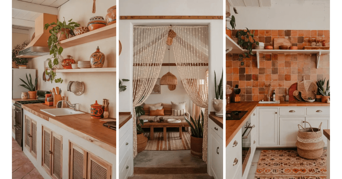 boho kitchen