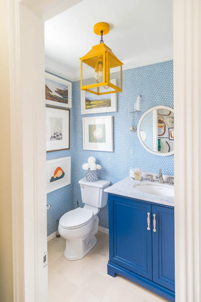 Blue and Yellow Pop