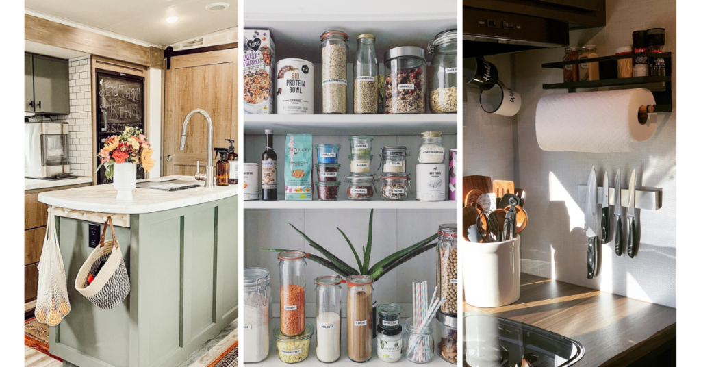 rv kitchen organization ideas
