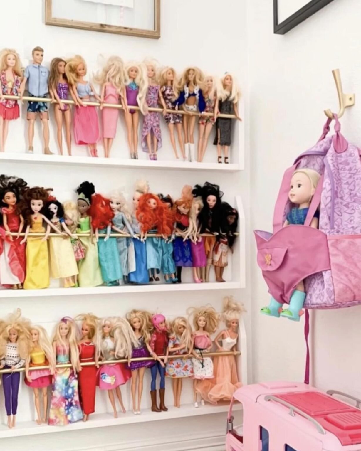 Barbie Hat Rack 15 Genius Barbie Storage Ideas – Keep Dolls & Accessories Organized!
