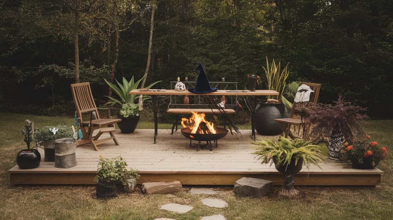 witchy backyard ideas