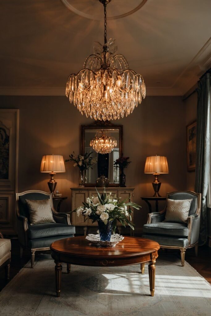 Add a Statement Chandelier