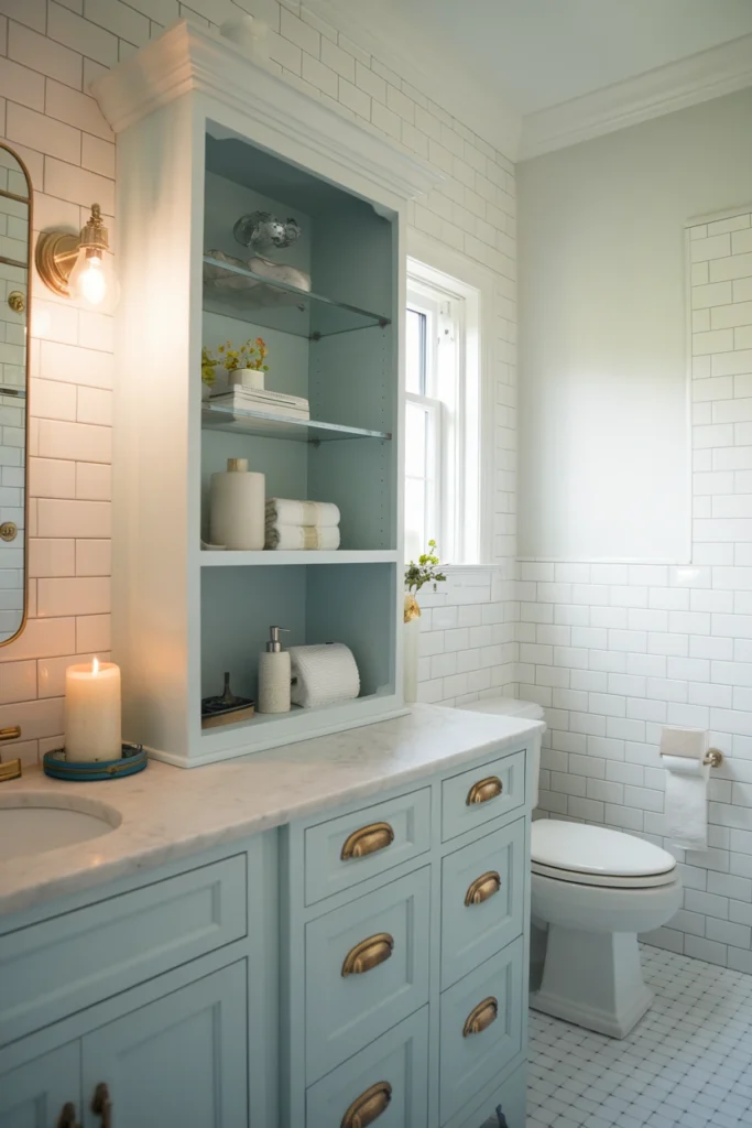 Cabinets in Pale Blue