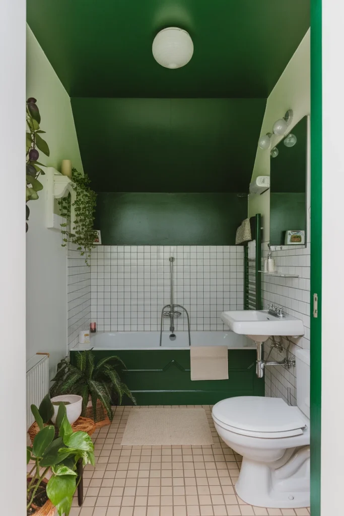 Ceiling in Green