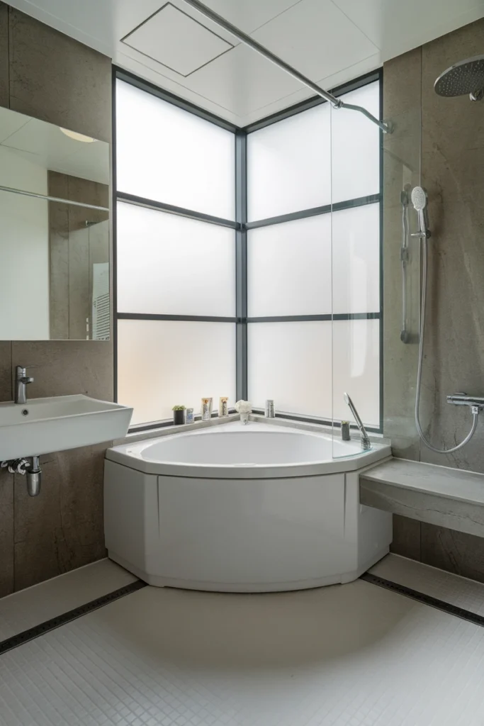 Compact Corner Tub