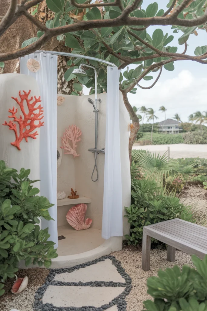 Coral or Shell Accents