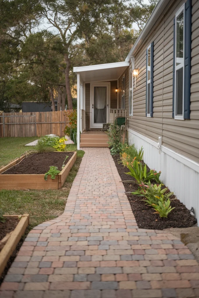  Create Defined Walkways with Pavers or Stones