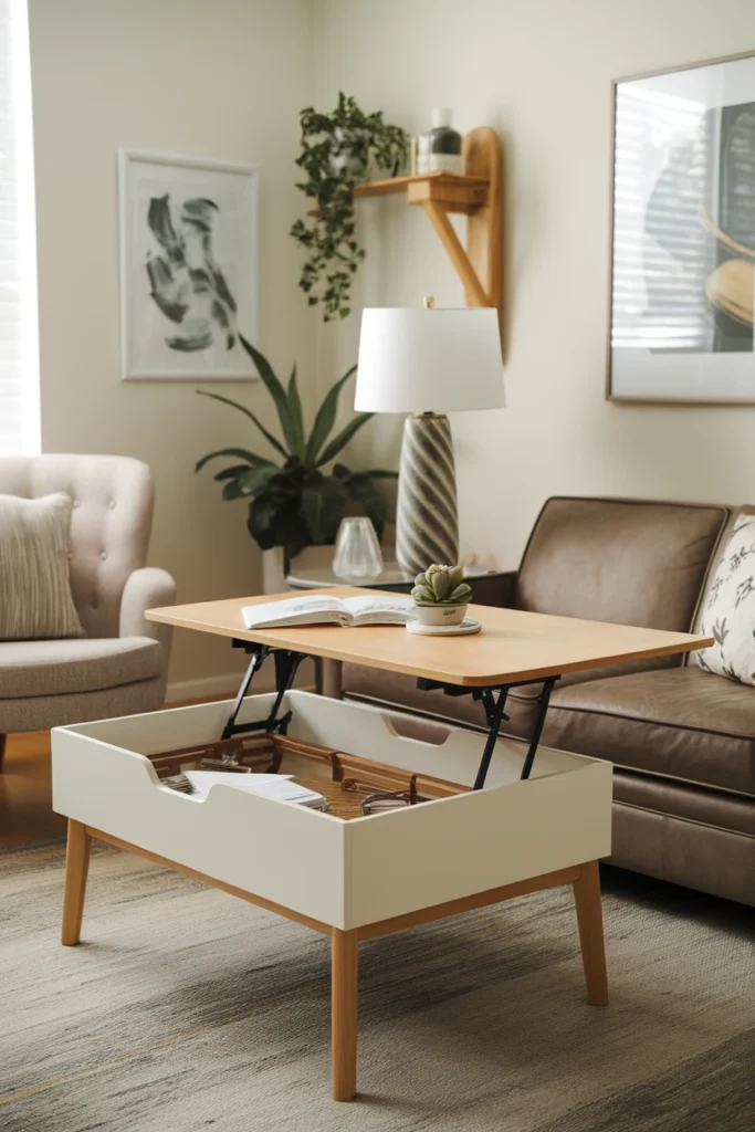 Dual-Purpose Coffee Table