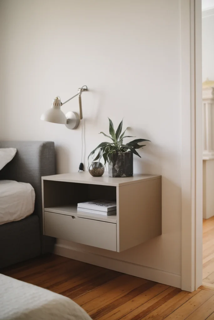 Floating Nightstands for Open Floors