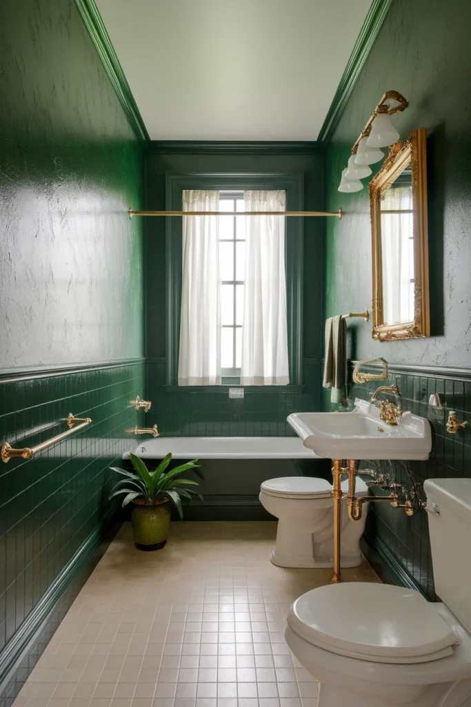 Green and Gold Accents