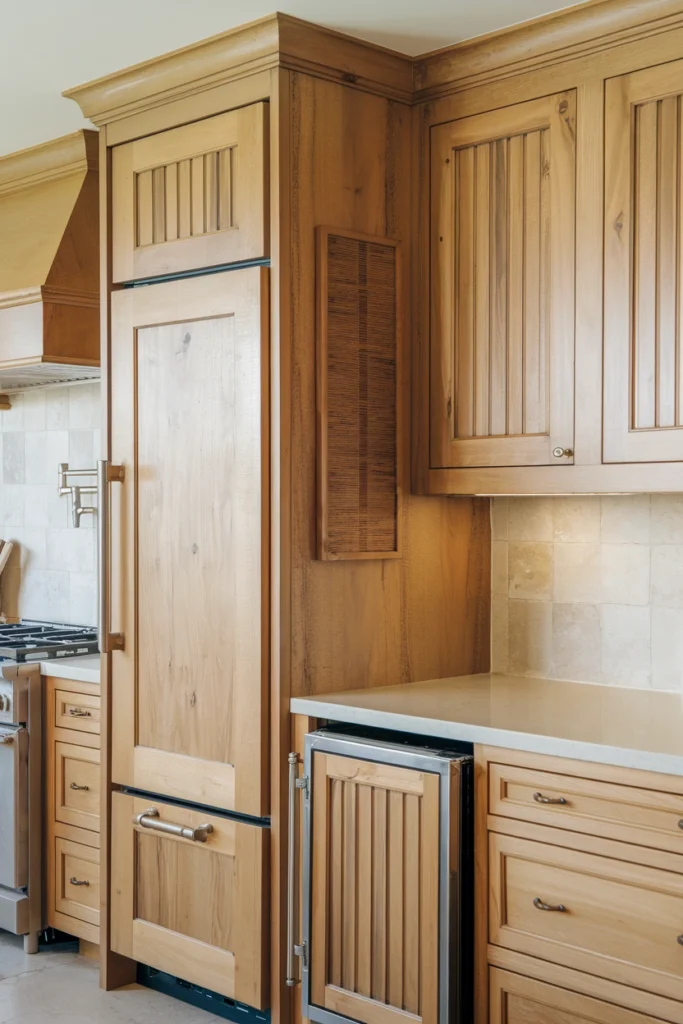 Hidden Appliances in Wood Panels