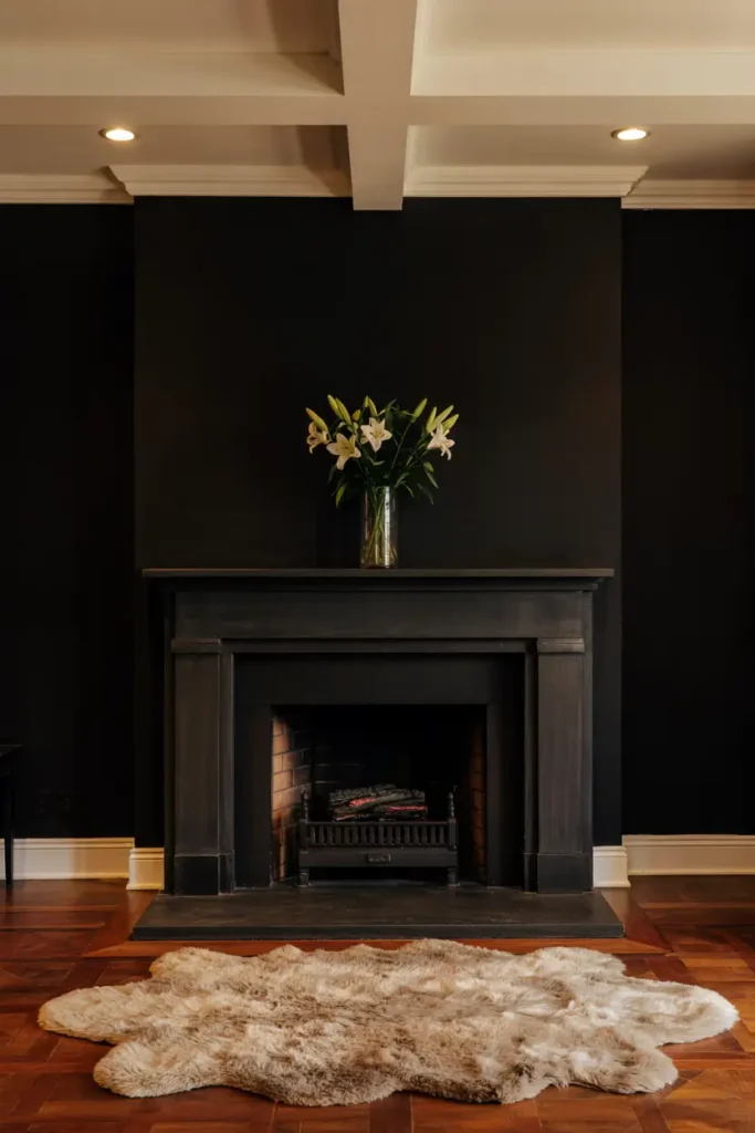 Highlight a Bold Fireplace