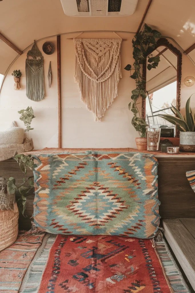 Layered Rugs for Texture
