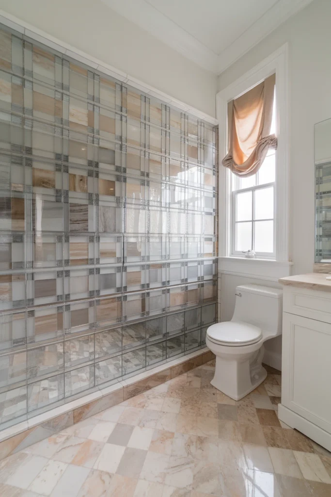 Marble and Glass Tiles Combo