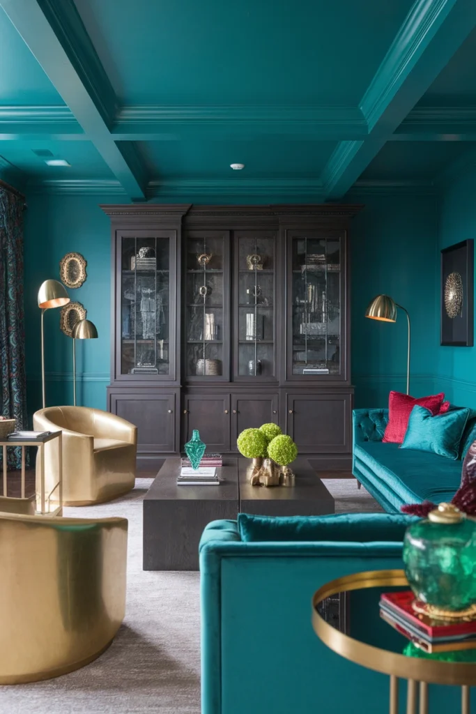 Moody Teal