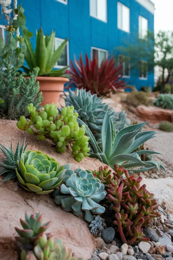 Opt for Drought-Tolerant Succulents