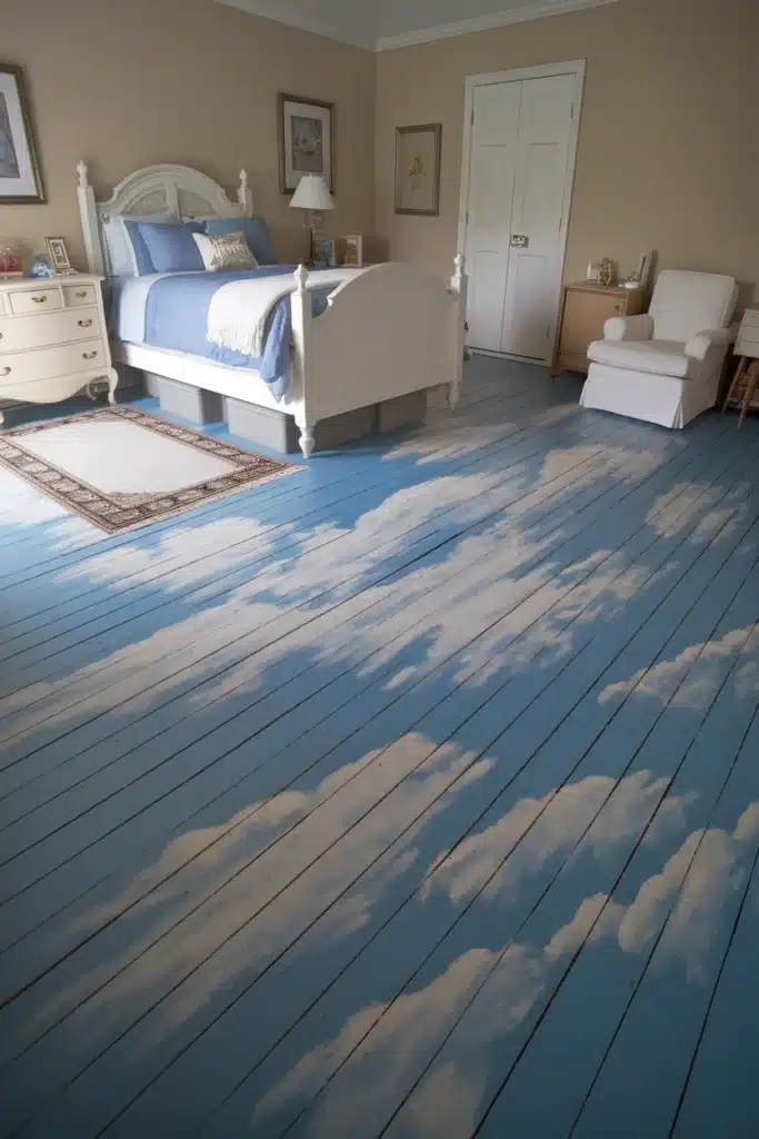 Painted Wooden Floors for Character