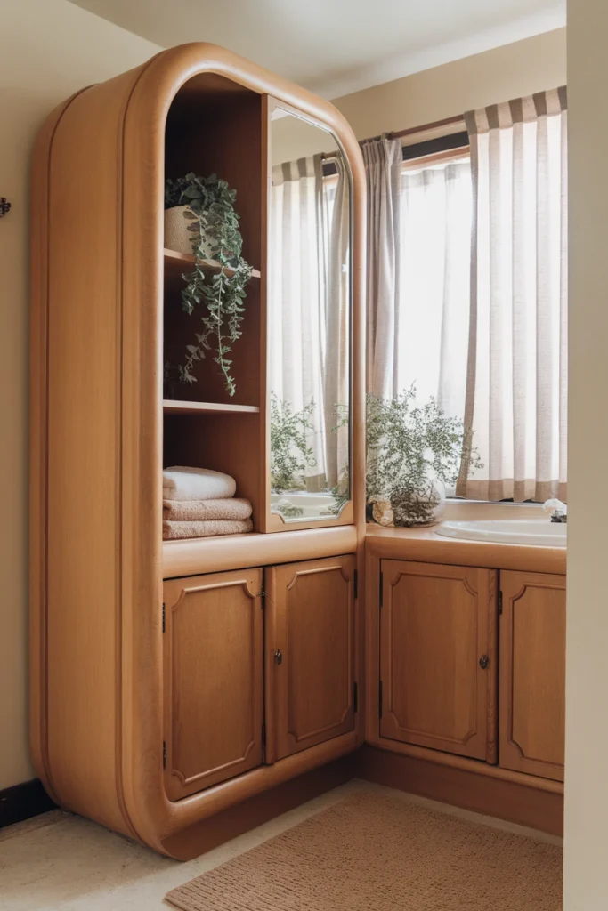 Rounded Edge Cabinets 