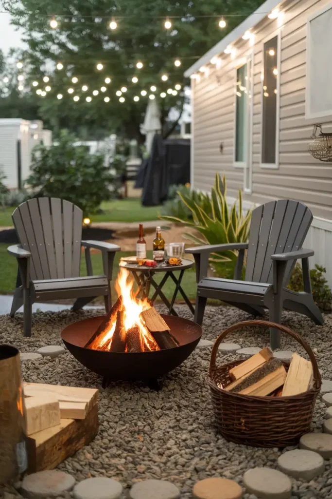 Set Up a Cozy Fire Pit Area 