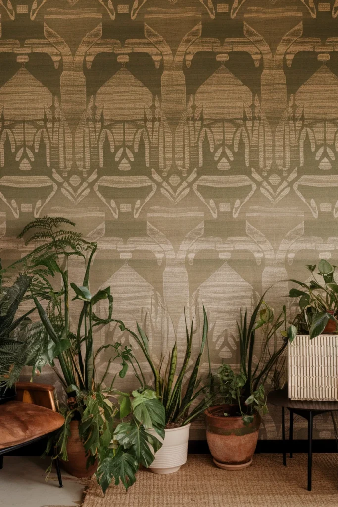 Textured Grasscloth Wallpaper