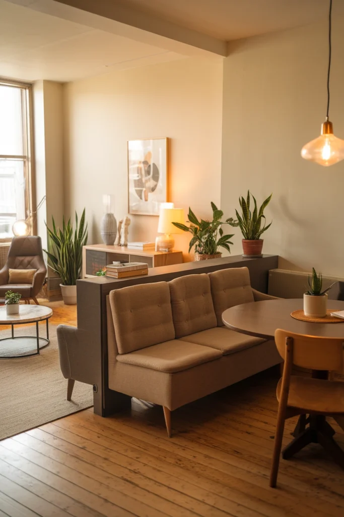 Use a Sofa as a Divider