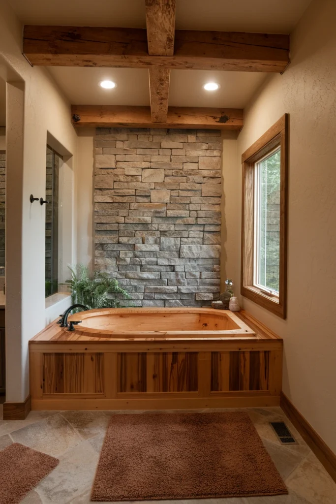 Wood-Clad Tub