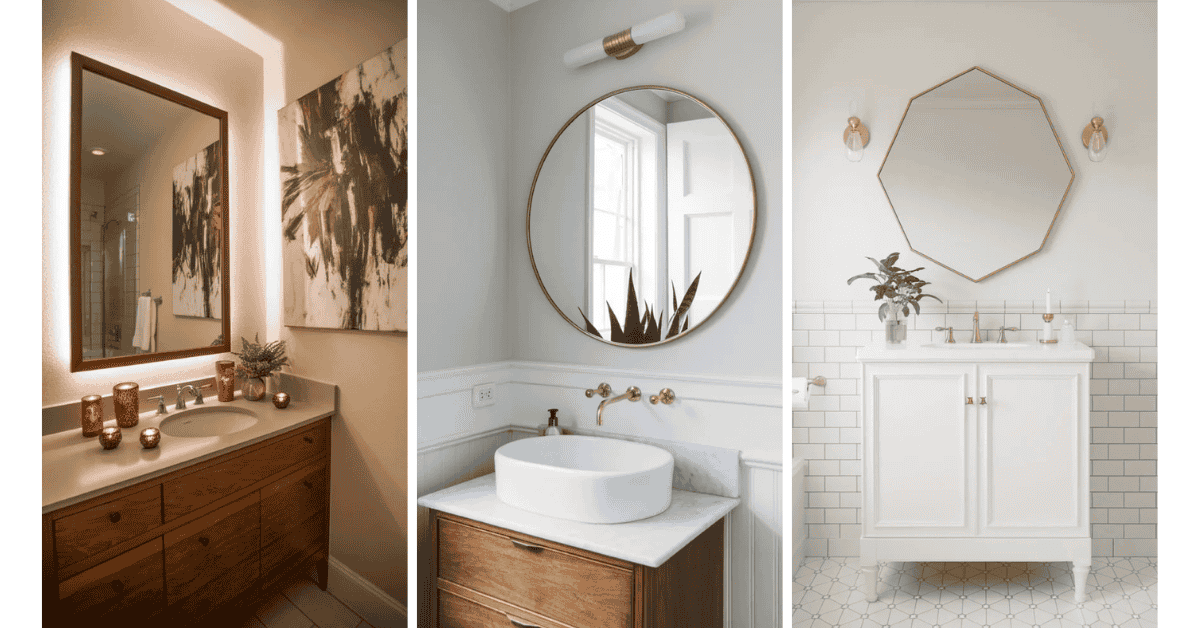 bathroom mirror