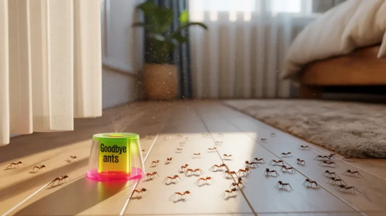 how to get rid of ants in bedroom