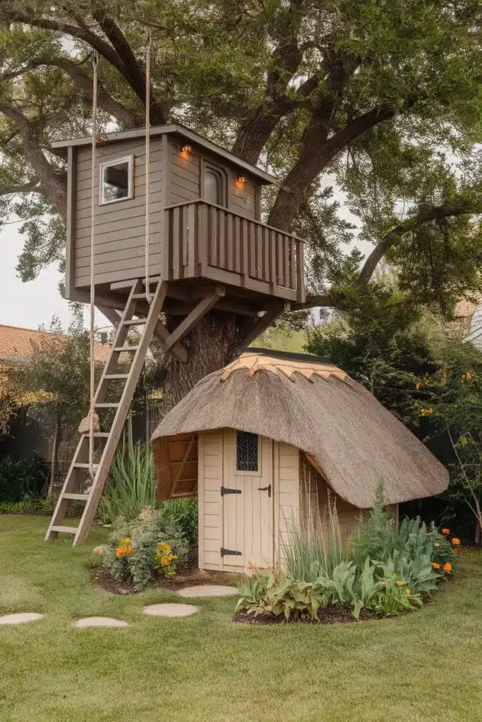 Build a Treehouse or Garden Hideaway