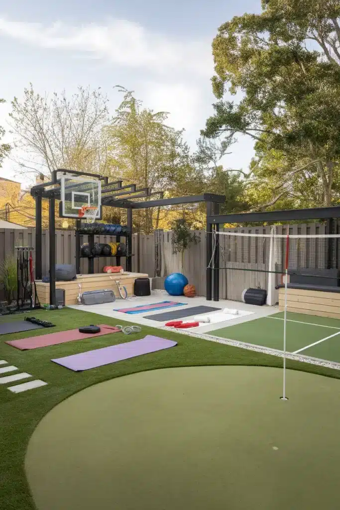 Customize a Sport or Fitness Area