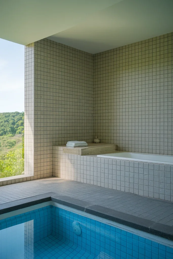 Floor-to-Ceiling Tiling