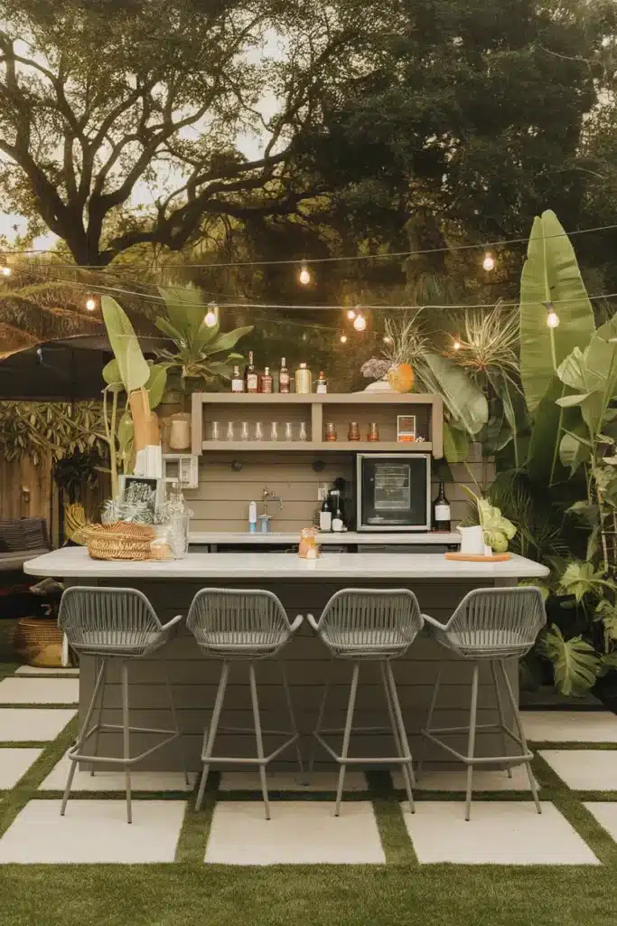 Include a Backyard Bar