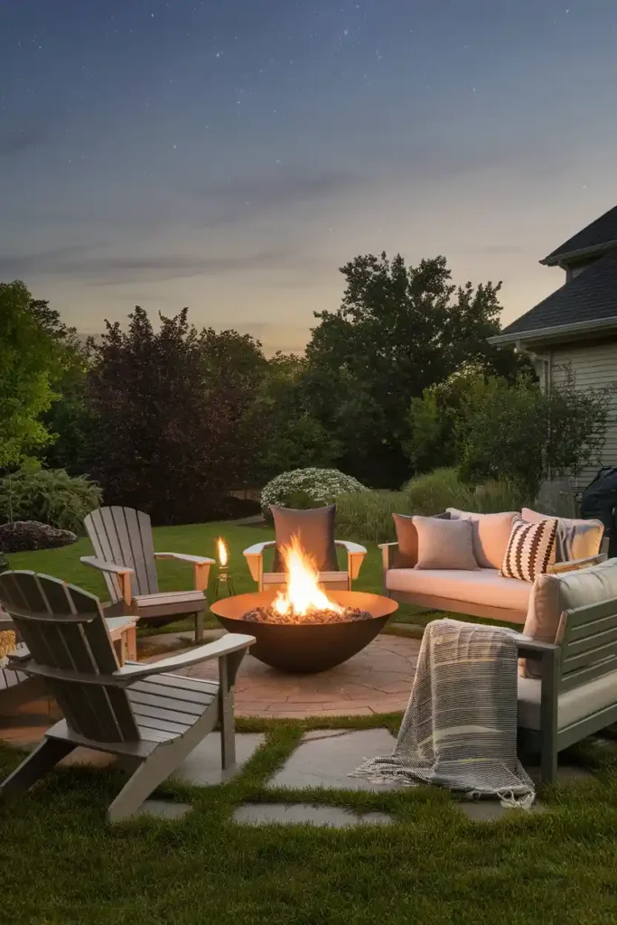 Incorporate a Backyard Fire Pit