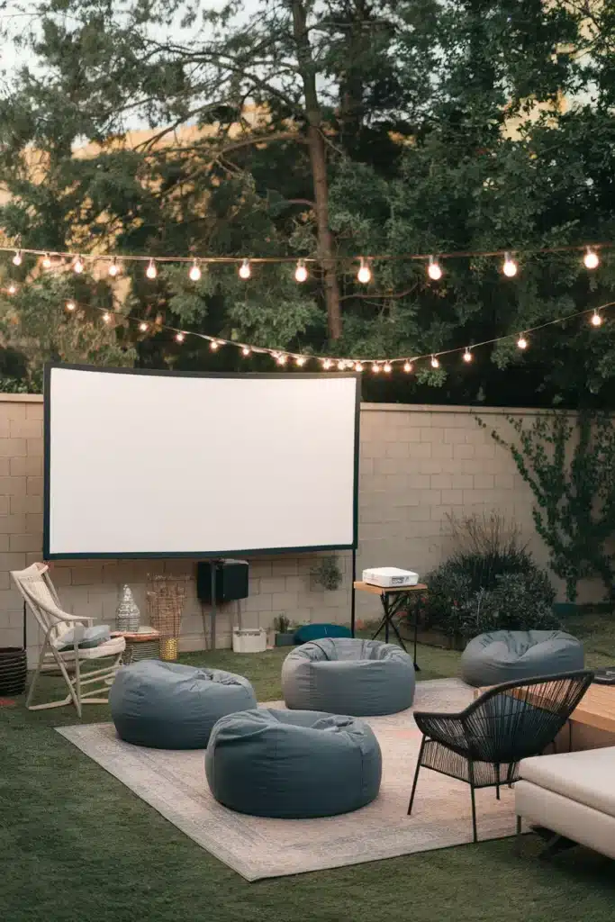 Install a Backyard Movie Screen