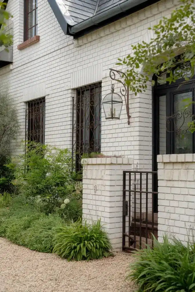 Rustic Elements with Wrought Iron