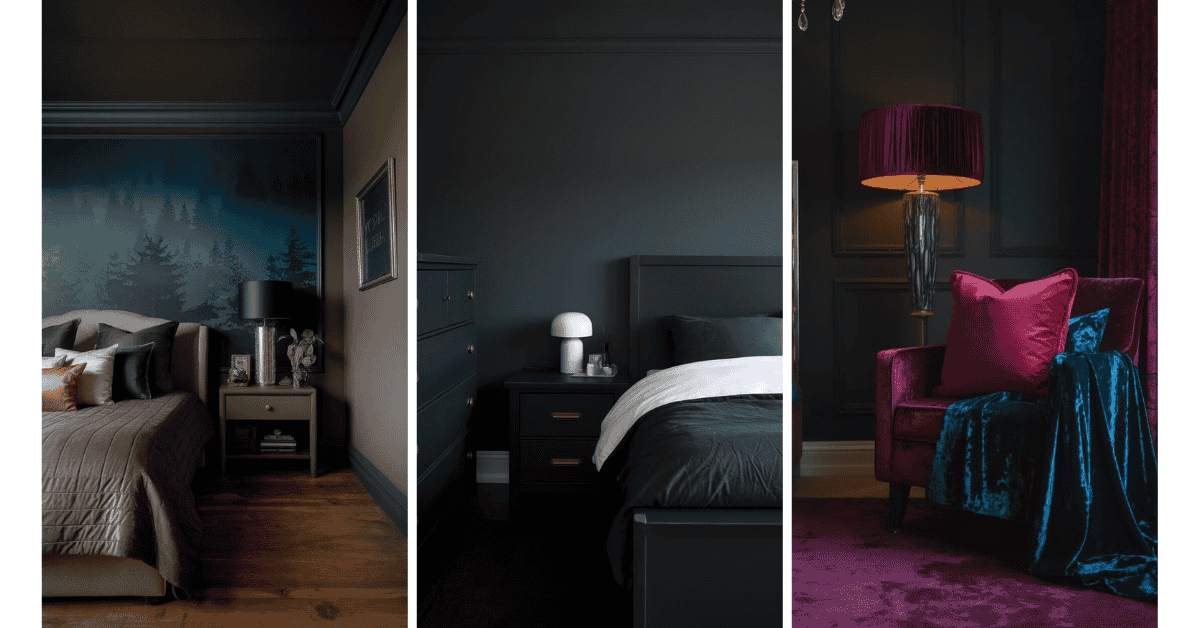 dark bedroom