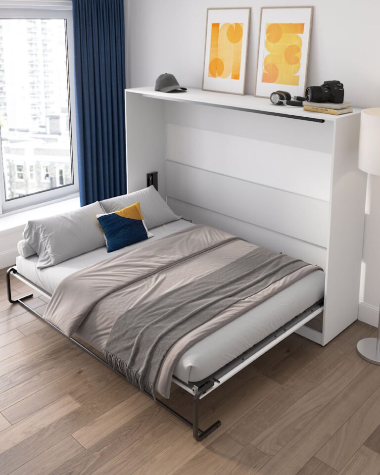 bedroom in living room