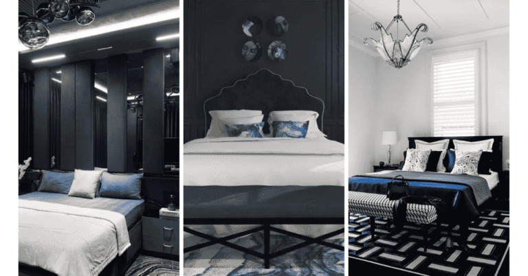 Black and Blue Bedroom Ideas