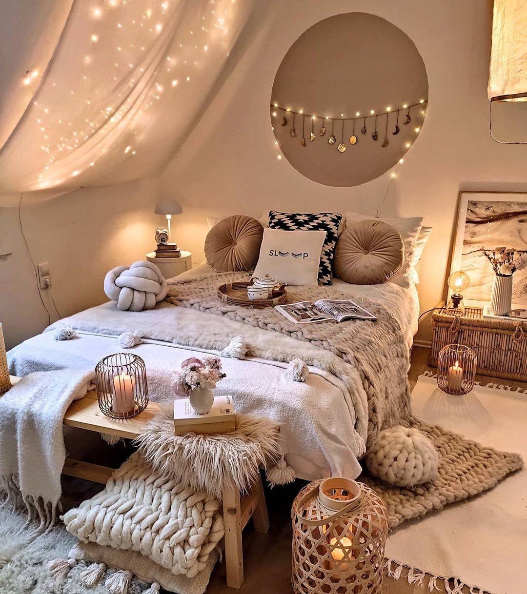 18 Cozy Fairy Lights Bedroom Ideas for Magical Spaces