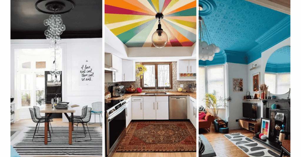 Painted Ceiling Ideas For Large Apartments With Big Rooms preview