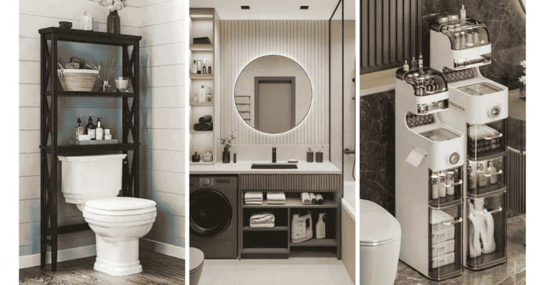 small bathroom storage
