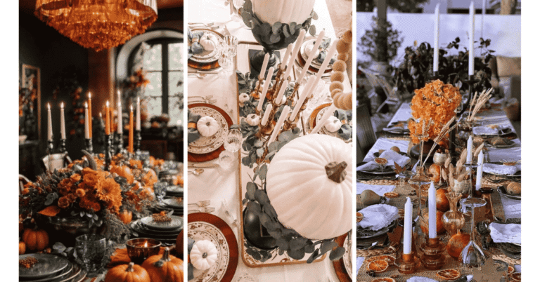 Thanksgiving Dinner Table Setting Ideas