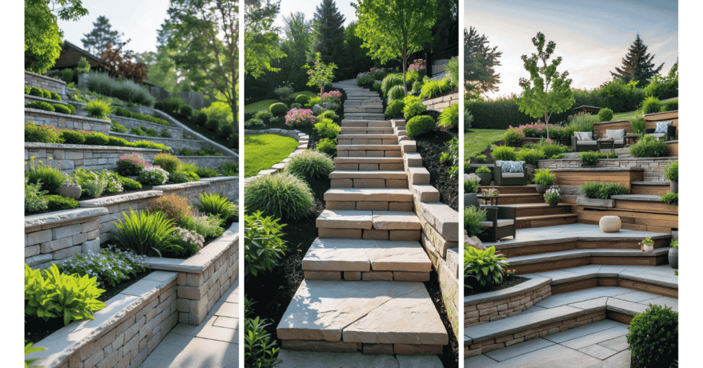 18 Garden Ideas for Sloping Backyards to Maximize Space and Style