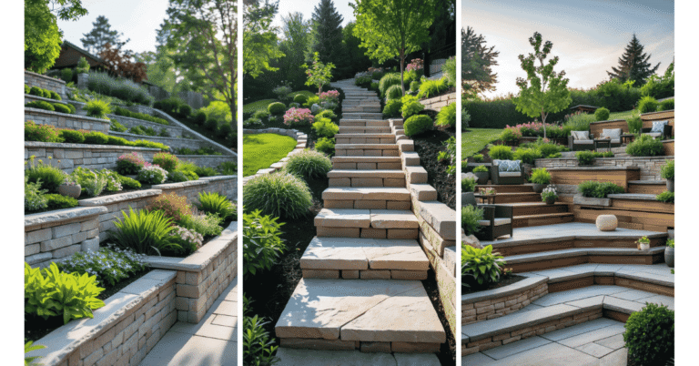 18 Garden Ideas for Sloping Backyards to Maximize Space and Style