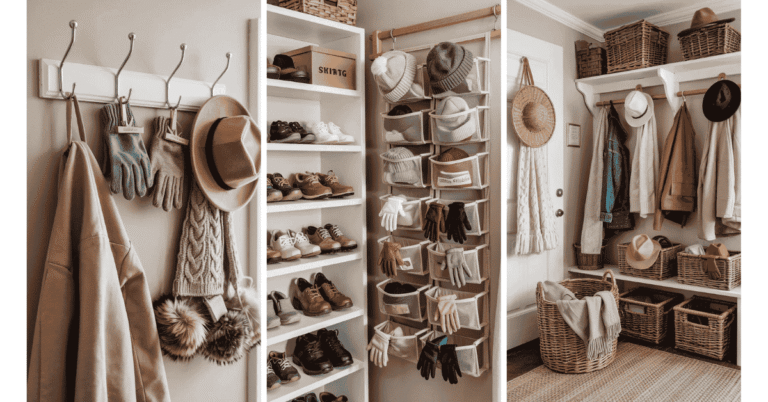 Winter Hat and Glove Storage Ideas