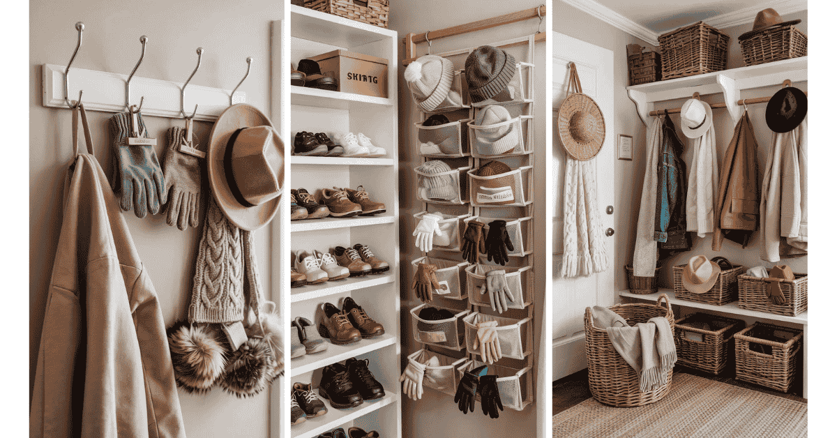 Winter Hat and Glove Storage Ideas
